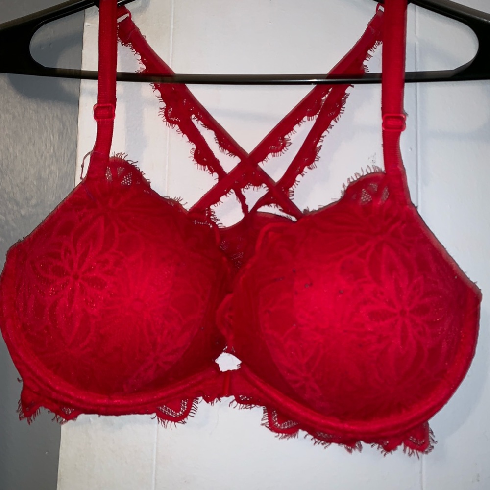 Pink bra